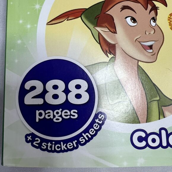 Crayola Disney 288 Page Coloring Book W/ 2 Stickers Sheets - Picture 4 of 4